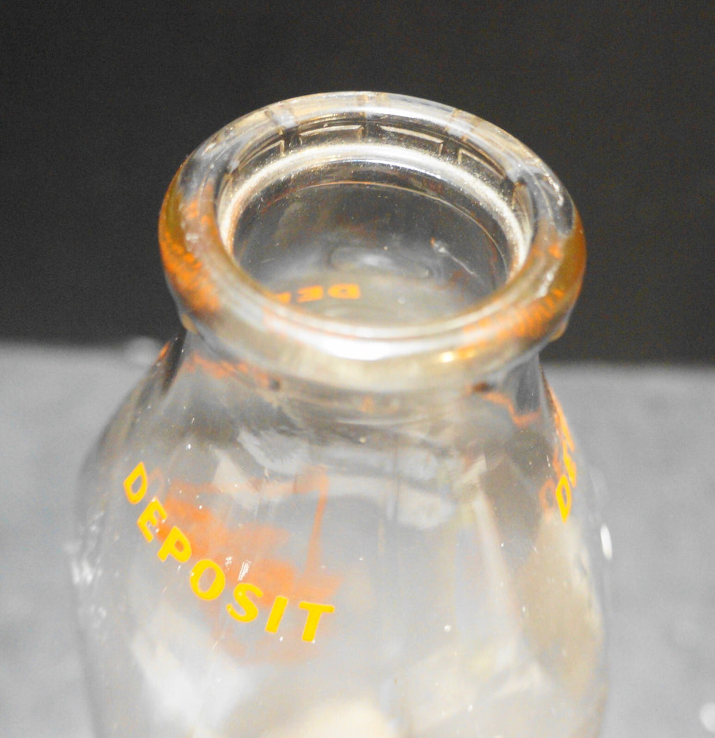 Adams Dairy Company Oneida NY Quart Milk Bottle