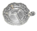 Cambridge Rose Point 3 Part Divided Relish Nappy Bowl