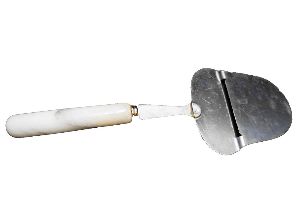 White Marble Handle Cheese Slicer