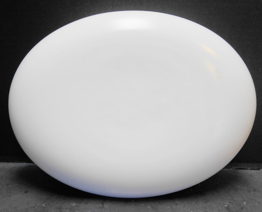 Luminarc Diwali Oval Platter 13" Cristal D'Arques Durand France White Milk Glass