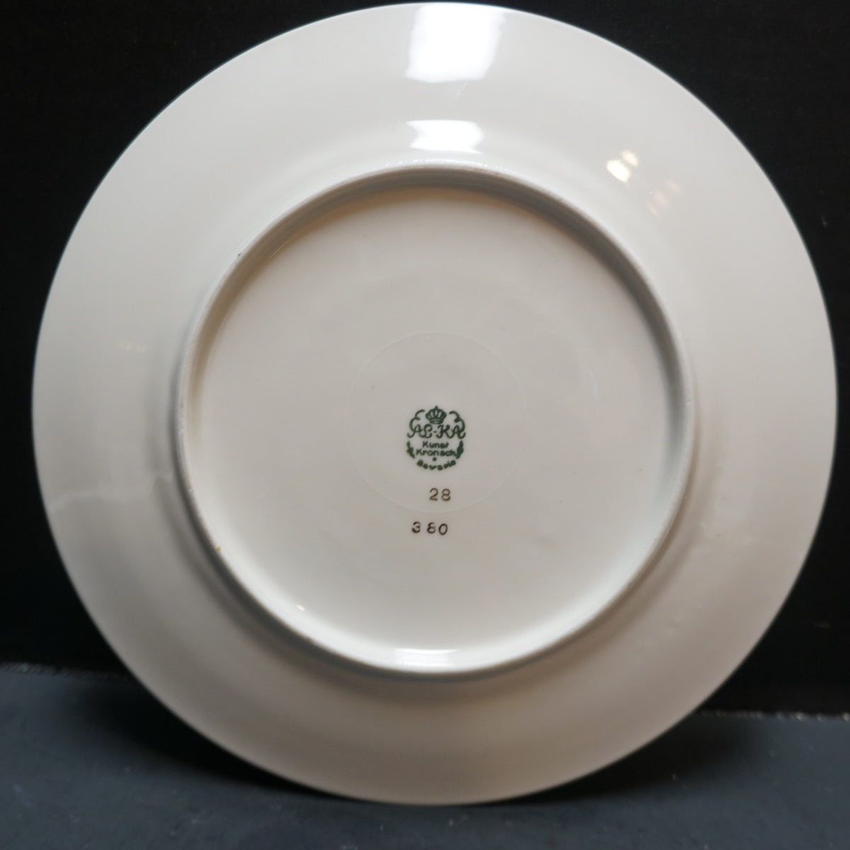 Alka Kunst Konach Bavaria Cobalt Gold Rim Salad Plate
