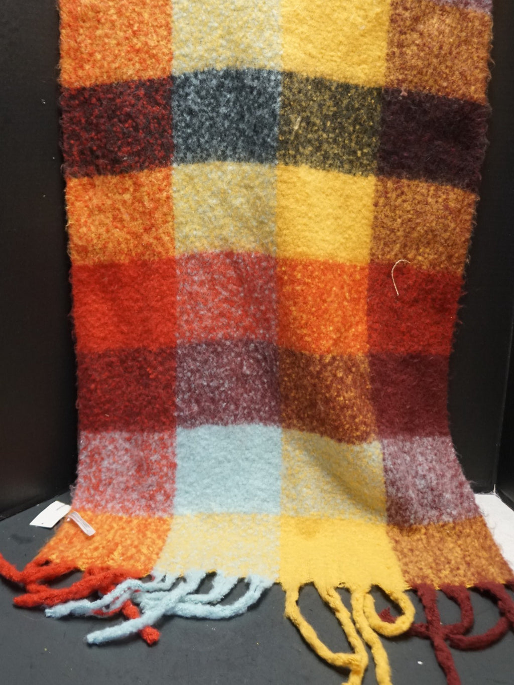 Urban Outfitters BDG Plaid Blanket Scarf Huge Polyester New