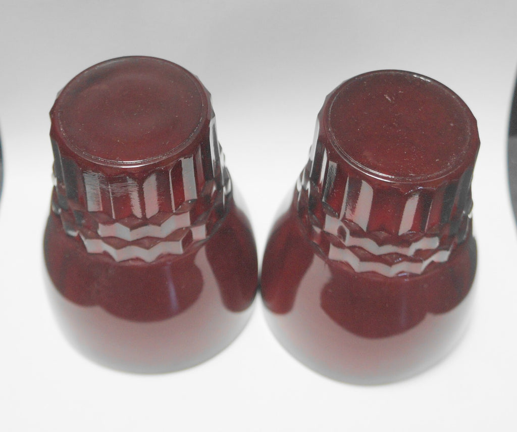 Anchor Hocking Royal Ruby Windsor 10 Oz Tumblers Pair