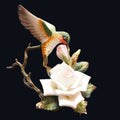 Lefton Exclusive Hummingbird and Rose Figurine #11371