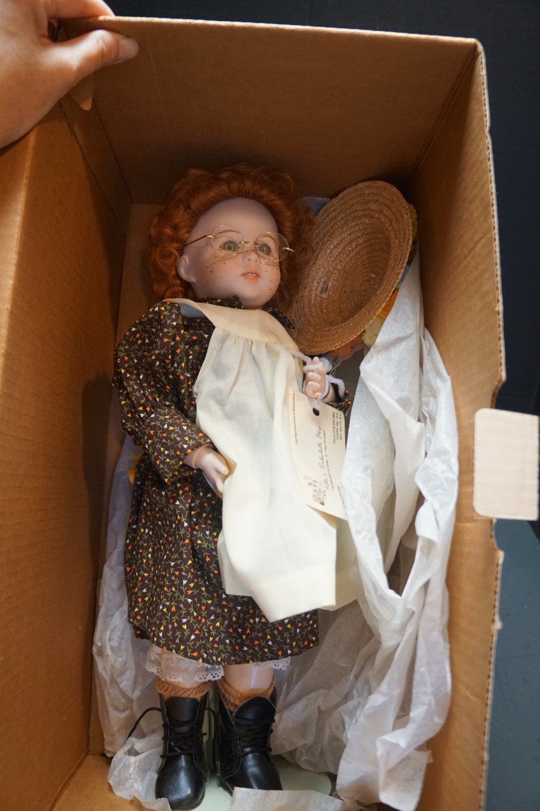 Anne of Green Gables Porcelain Artist Doll Vintage Tillie's Tinkerbell Dolls