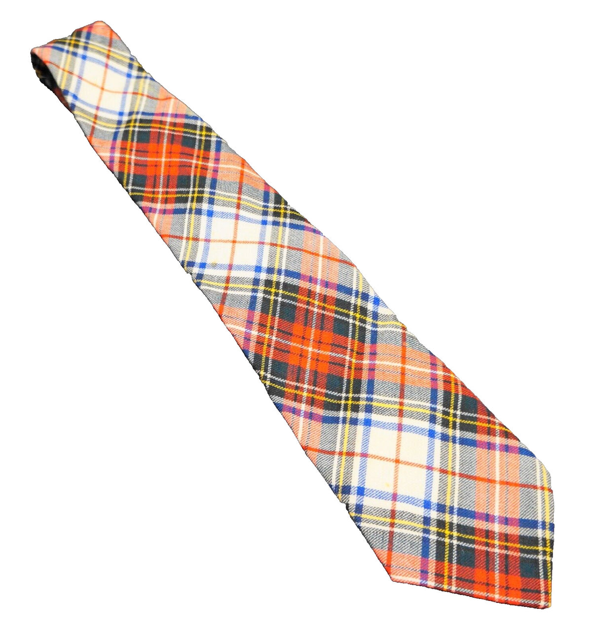 Watson Brothers Viyella Wool Plaid Tartan Necktie