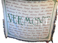 Vermont Cities Manual Wodworkers and Weavers Jacquard Throw Blanket