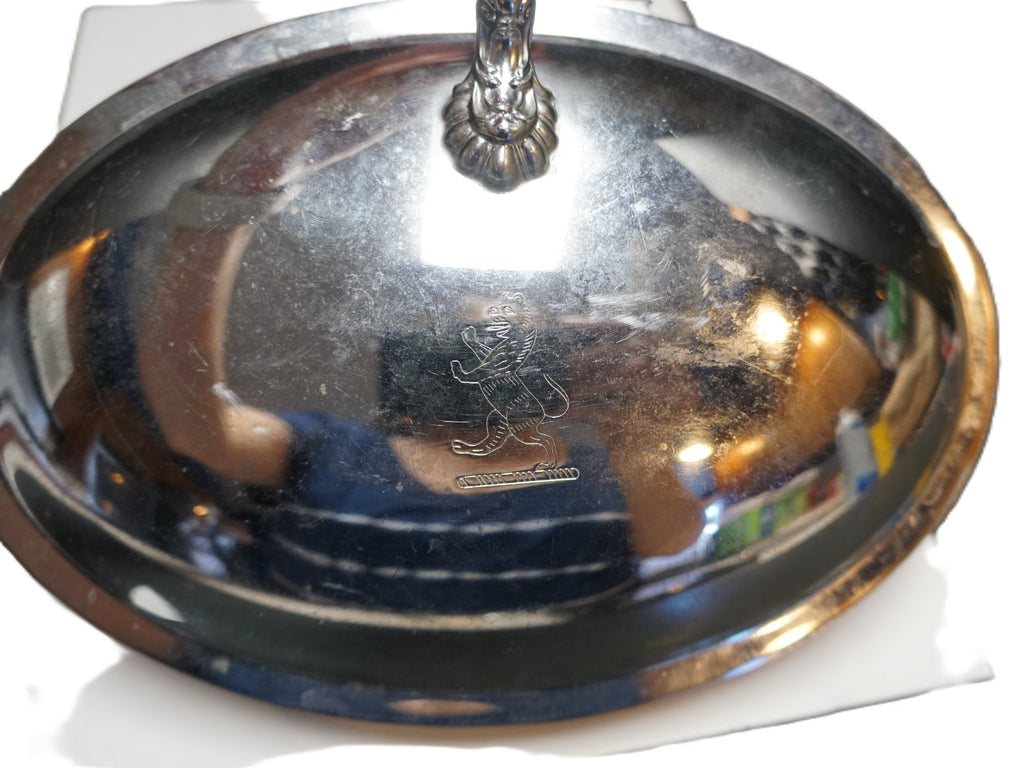 Nasco National Silver Company Perma Brite Chrome Plated Silent Butler