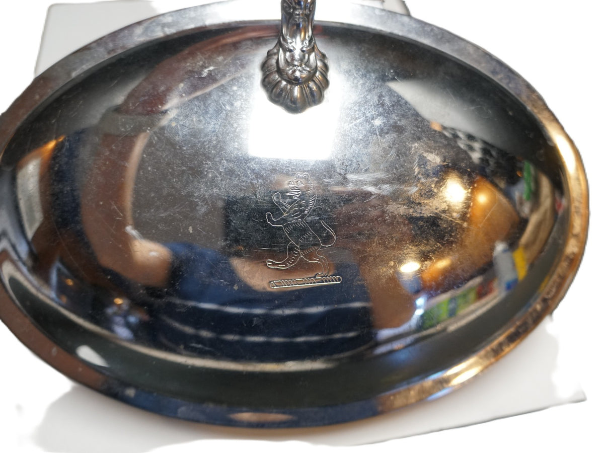 Nasco National Silver Company Perma Brite Chrome Plated Silent Butler