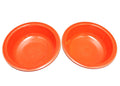 Homer Laughlin Fiesta Fiestaware Scarlet Red Round Vegetable Bowls Pair