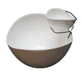 B Smith Outdoor White Melamine 2 Tier Chip and Dip Set Original Box