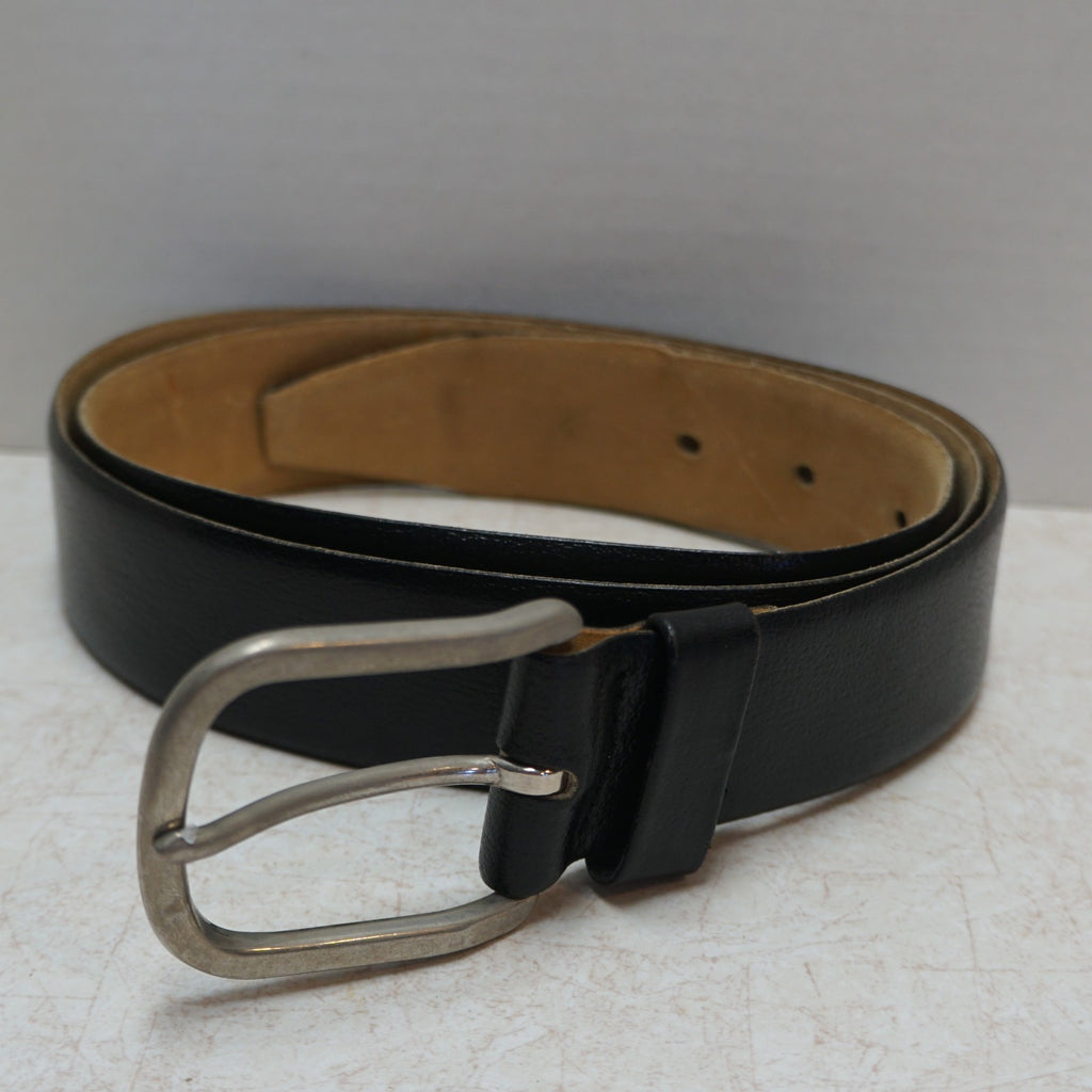 Harness House Black Leather Split Steerhide Men's Belt Made in Uruguay Size 40