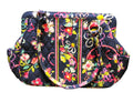 Vera Bradley Ribbons Breast Cancer Awareness Frame Bag Blue Pink Floral