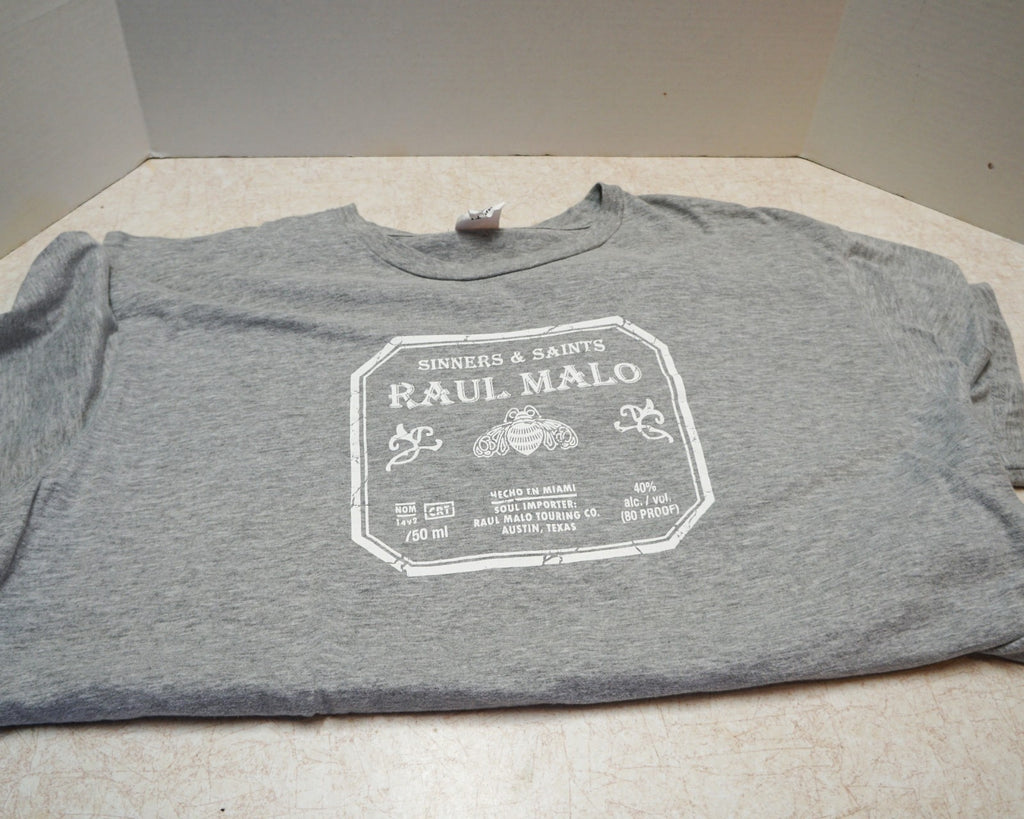 Raul Malo Sinners & Saints Gray T Shirt XL
