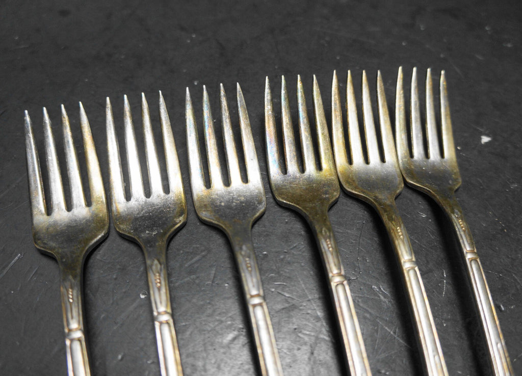 Rogers Bros International Silver Silverplate Inspiration Forks Set of 6