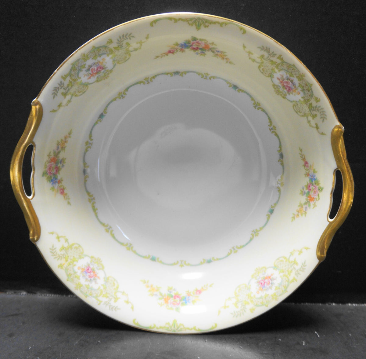 Noritake Glendola Open Round Vegetable Bowl With Handles