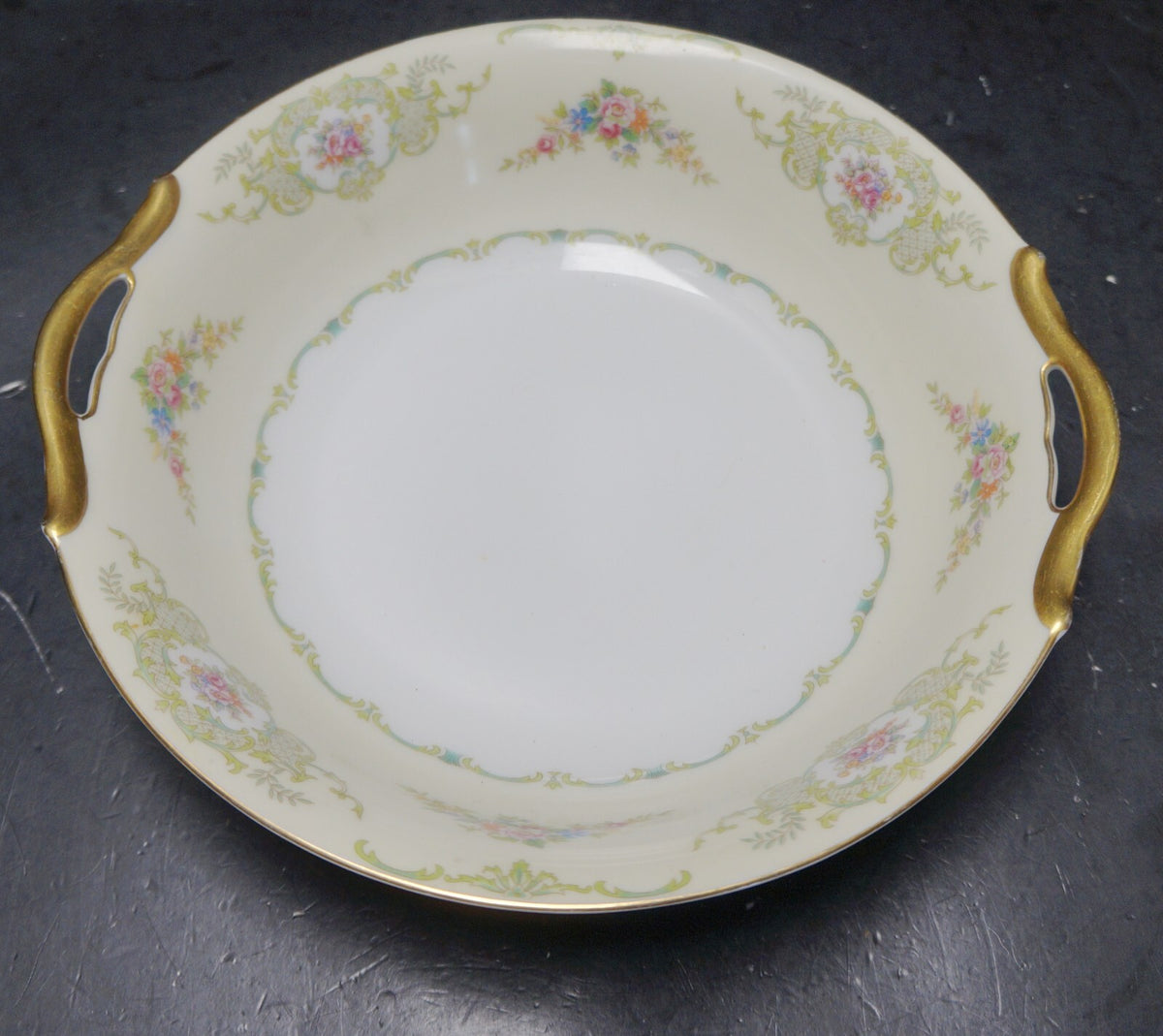 Noritake Glendola Open Round Vegetable Bowl With Handles