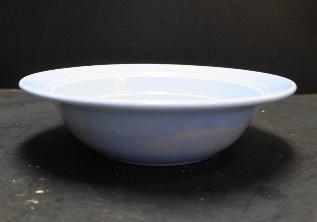 Vernon Kilns Modern California Azure Blue Round Vegetable Bowl