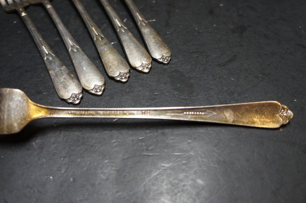 Rogers Bros International Silver Silverplate Inspiration Forks Set of 6