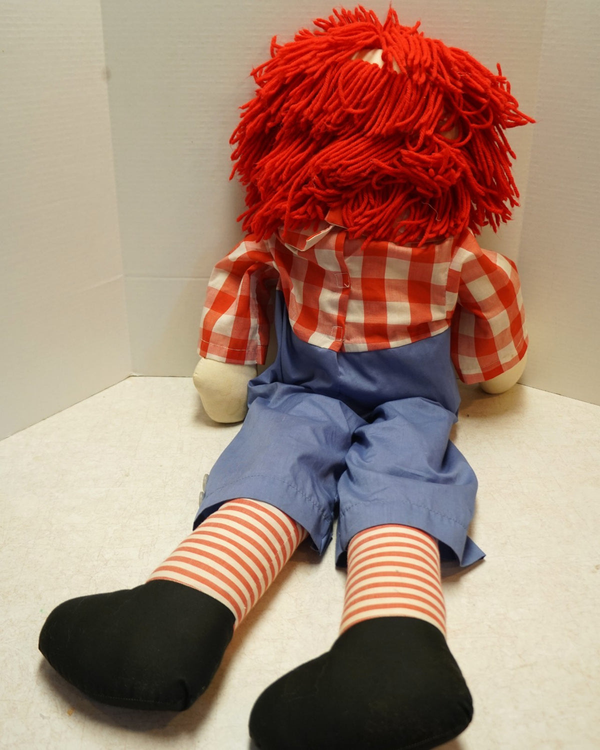 Giant Jumbo Raggedy Andy Cloth Doll 36 IN