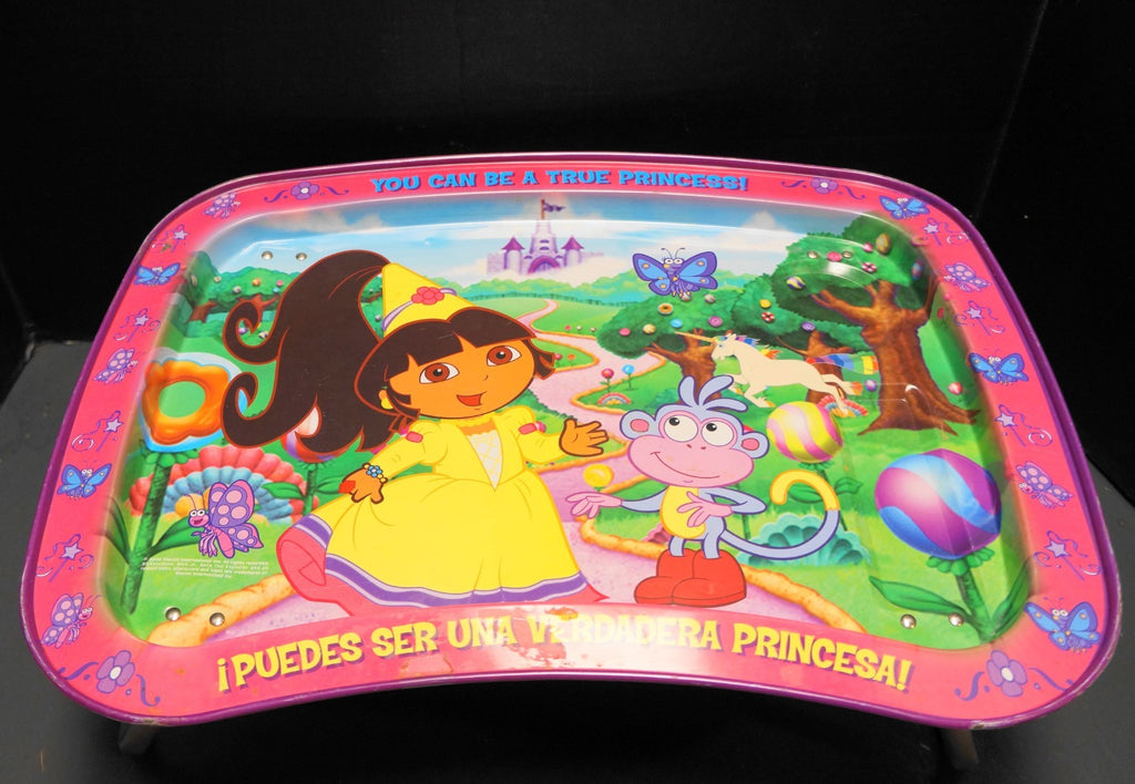 Dora the Explorer 2003 Bright Graphics Metal Folding Tray