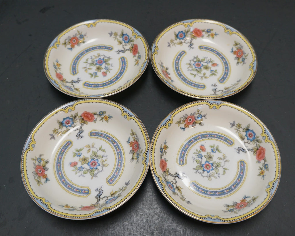 Noritake Mayflower 1930s Fruit Dessert Sauce Bowls Set of 4