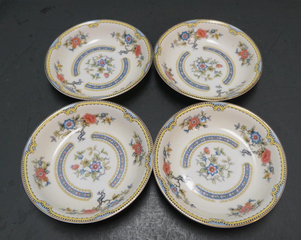 Noritake Mayflower 1930s Fruit Dessert Sauce Bowls Set of 4