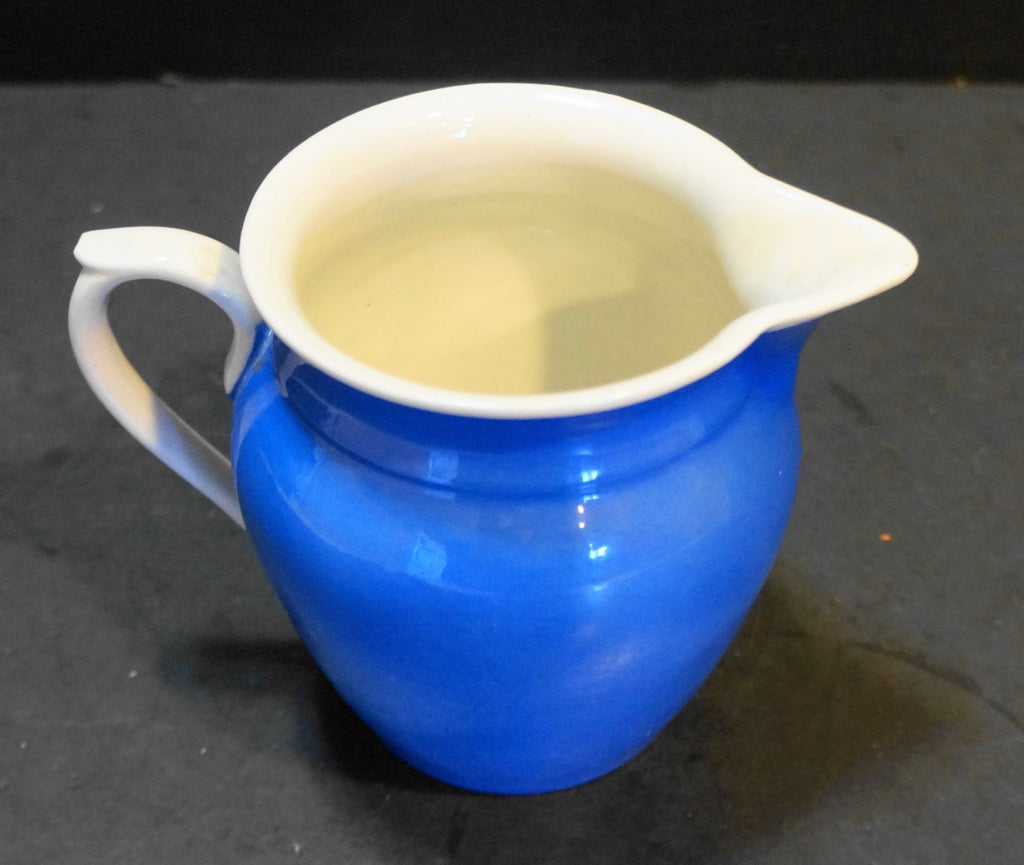 Vernier China Sky Blue Czech VIntage Creamer
