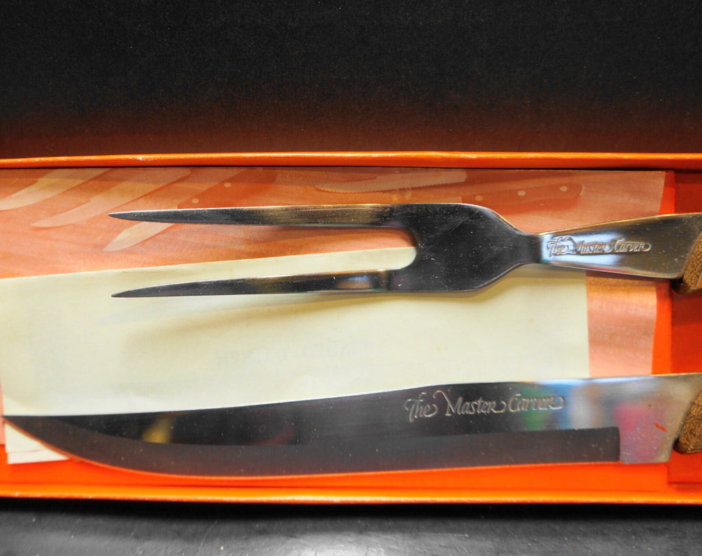 Frontier Forge The Master Carver Knife Fork Set in Box