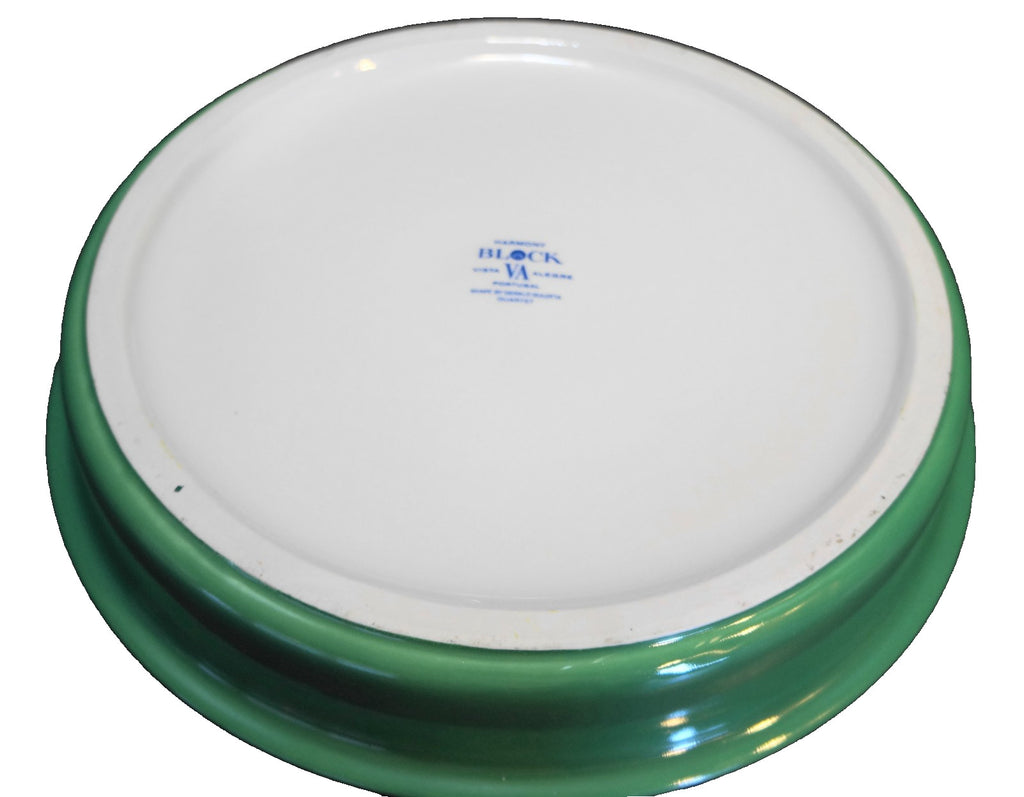 Block Vista Alegre Quartet Solid Green Quiche 1984 10 IN