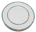 Alfred Meakin Floral Embossed Blue Floral Band Dinner Plates Set of 4 Early 1900