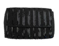 Black Beaded Chevron Evening Bag Clutch Crown Colony Hong Kong
