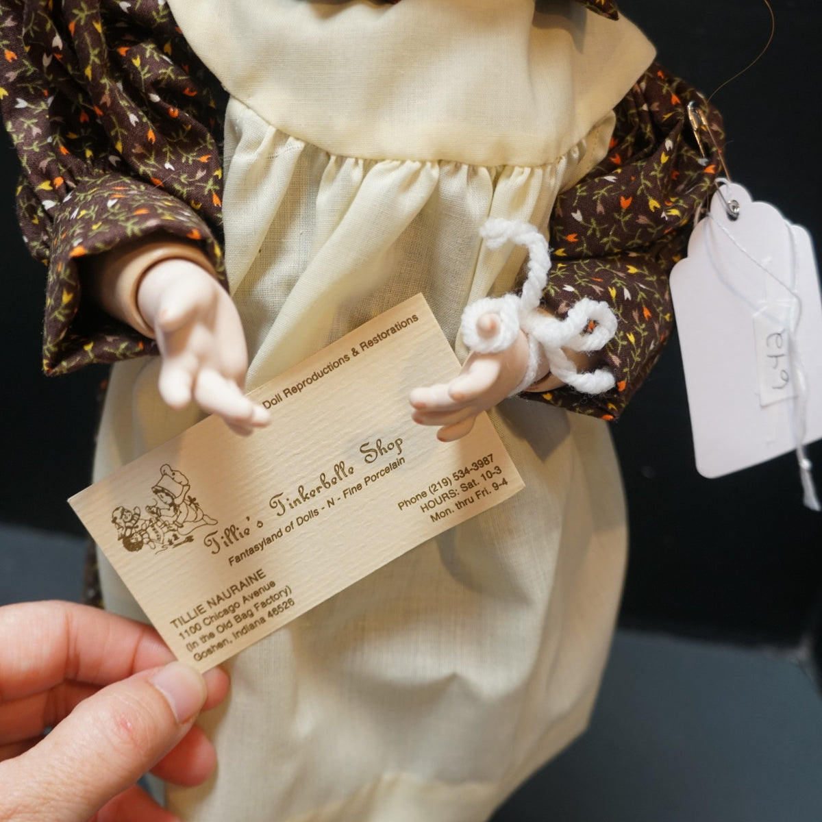 Anne of Green Gables Porcelain Artist Doll Vintage Tillie's Tinkerbell Dolls