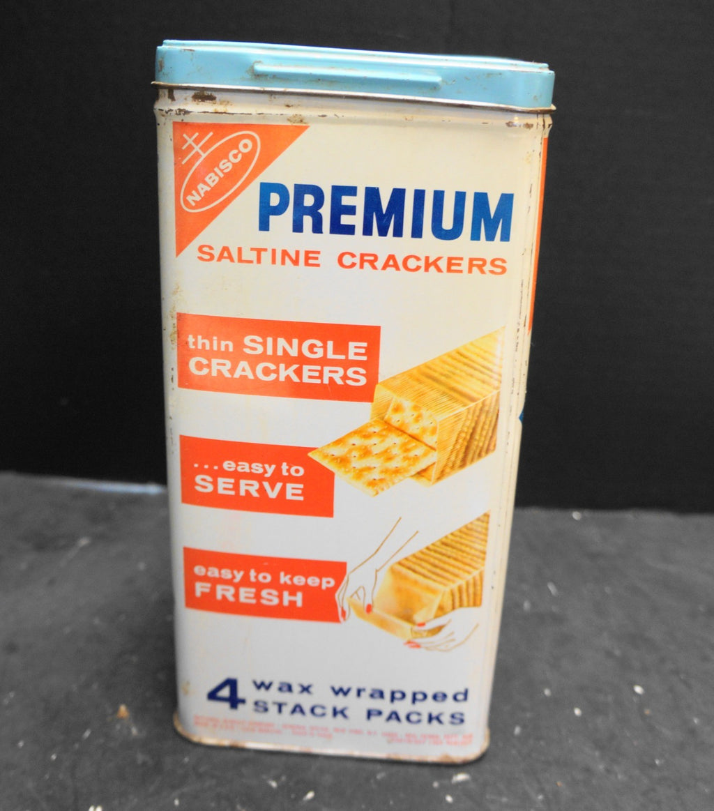 Premium Saltines Nabisco Tin 1969
