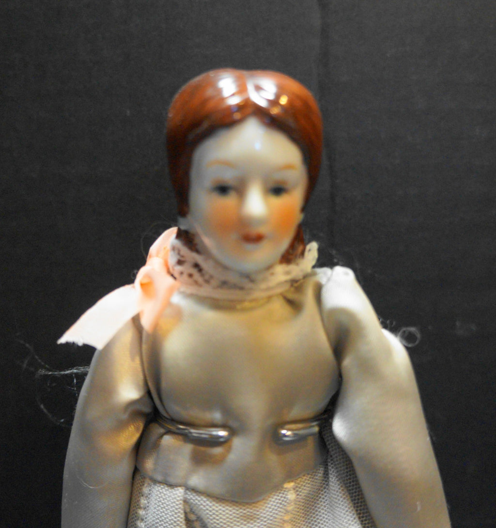 Balos Taiwan 8" Porcelain Doll 1970s-80s