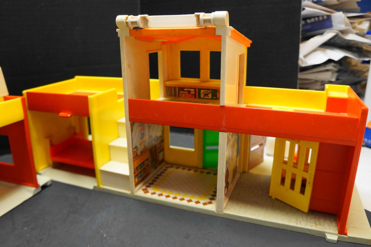 Fisher Price Main Street Village 1973 #997 Buildings Only