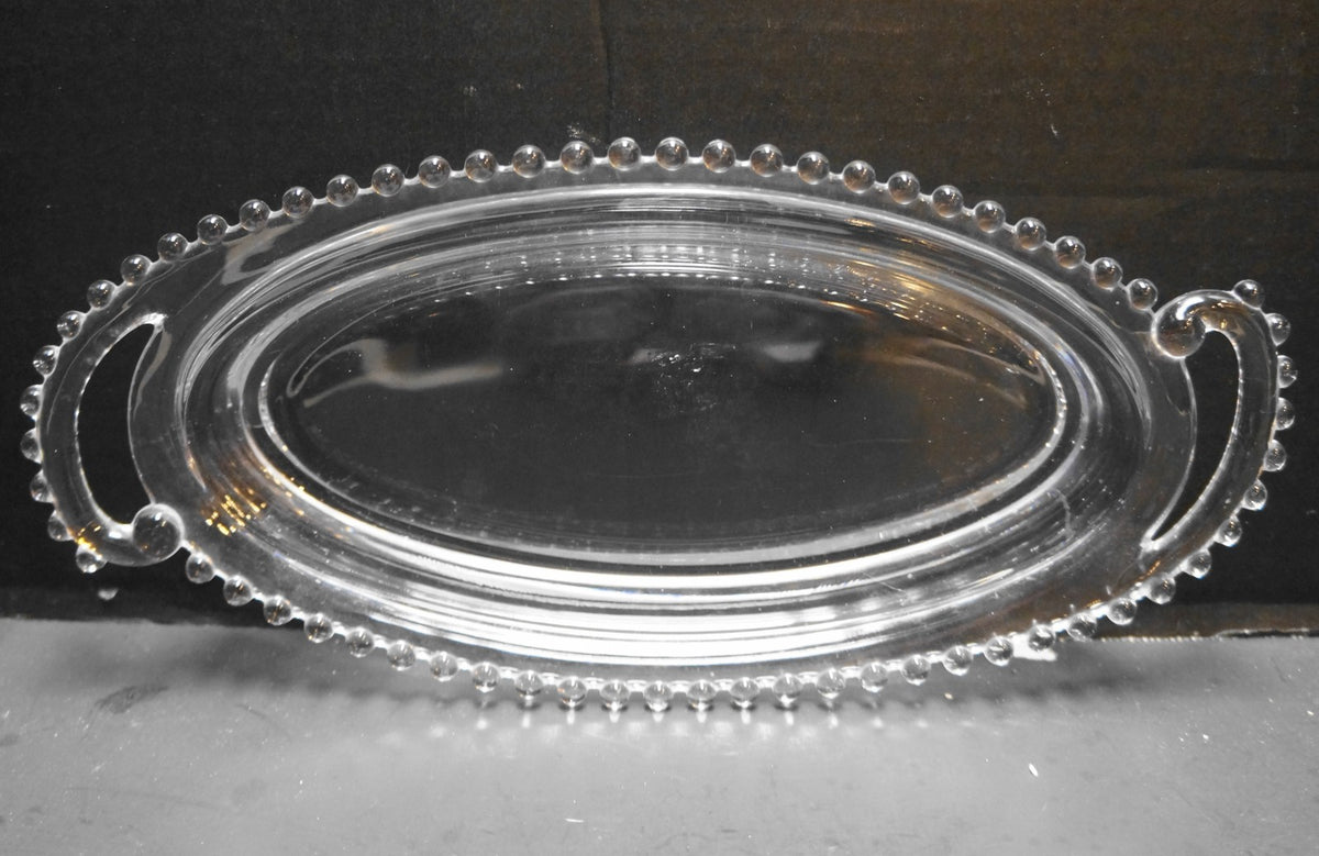 Imperial Candlewik 13" Oval Handled Celery Relish Dish