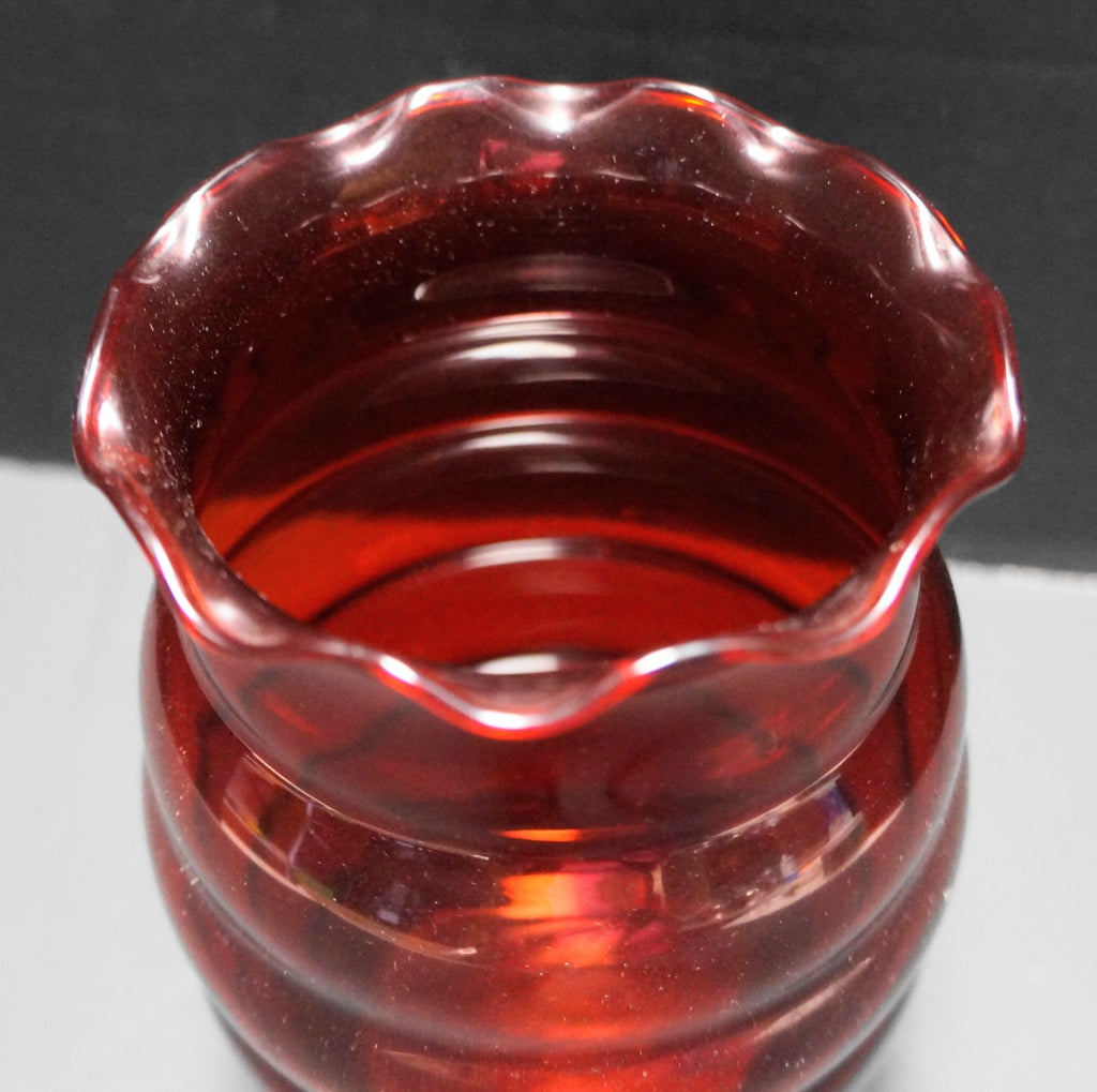 Anchor Hocking Royal Ruby Beehive Vase