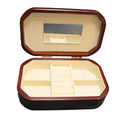 Mele Morgan Cherry Wood Jewelry Chest Box Cream Velvet Lining