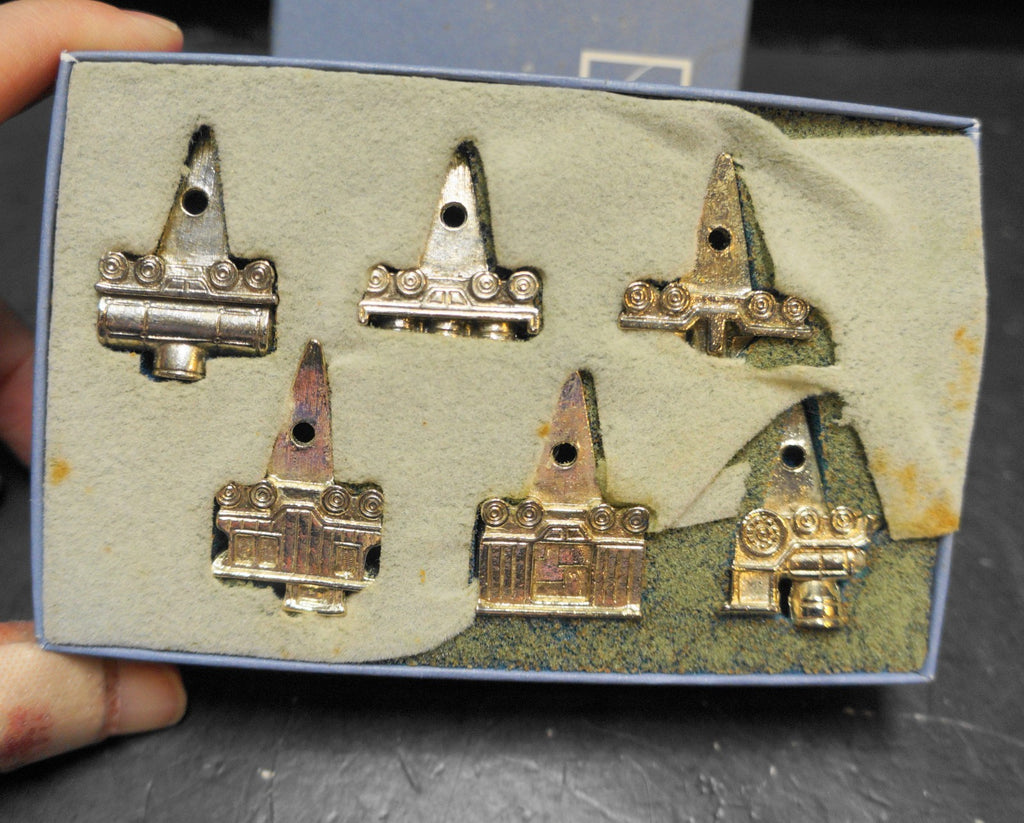 Lunt Silversmiths C125P Train Candle Holders Set of 6