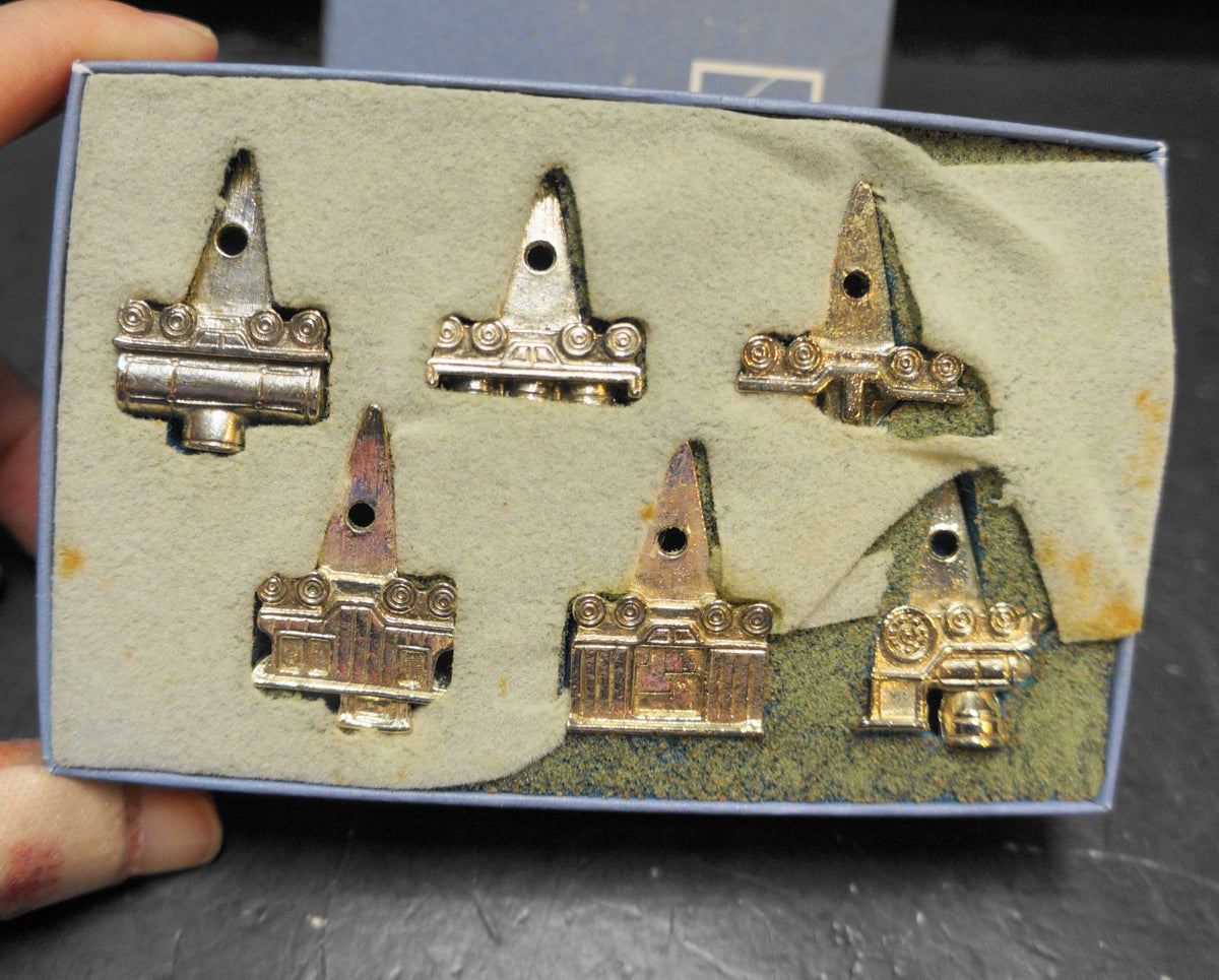 Lunt Silversmiths C125P Train Candle Holders Set of 6
