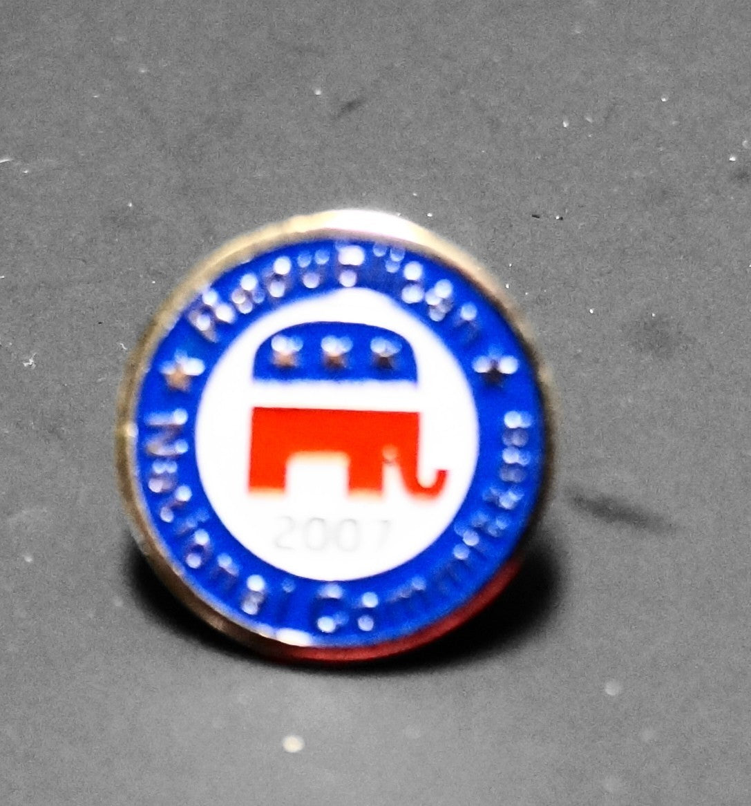 Republican National Committee 2007 Enamel Lapel Pin