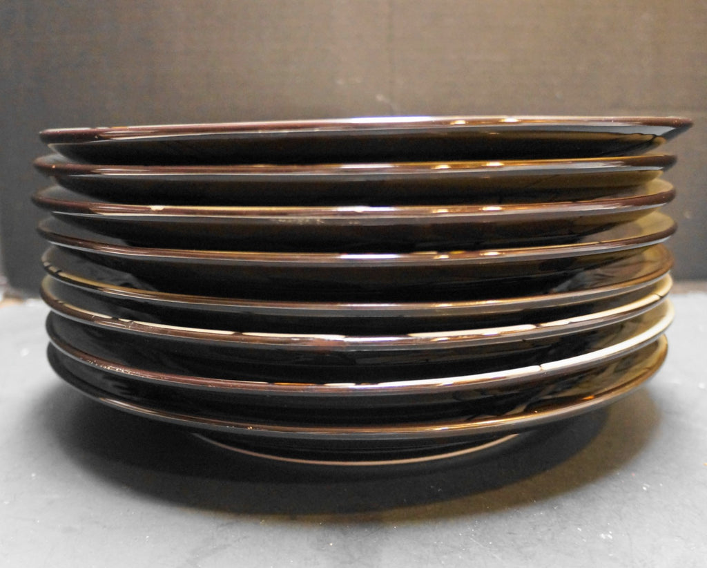 Pfaltzgraff Everyday Rustic Leaves Set Of 8 Dinner Plates Stoneware 11 1/2 IN