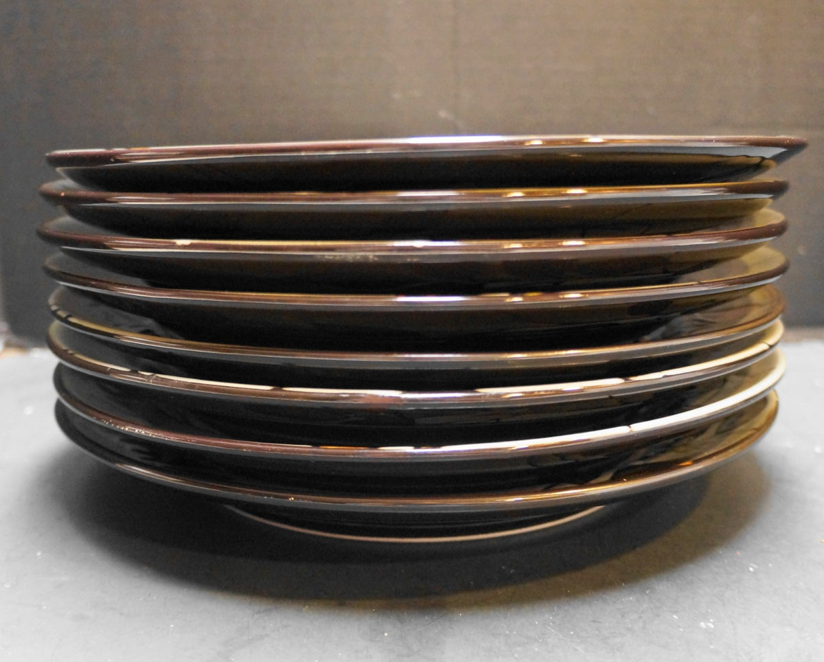 Pfaltzgraff Everyday Rustic Leaves Set Of 8 Dinner Plates Stoneware 11 1/2 IN