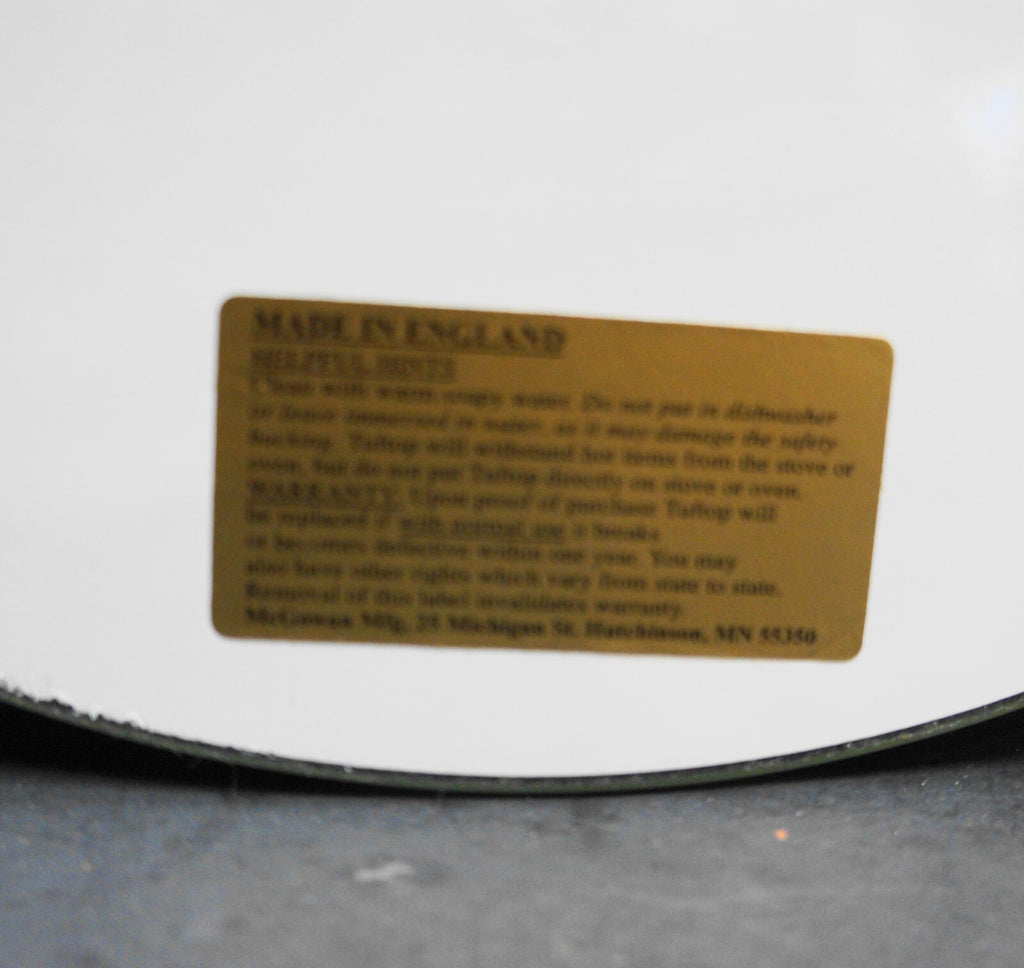 McGowan Mfg TufTop Holly Berry Christmas Tempered Glass Circle Cutting Boards