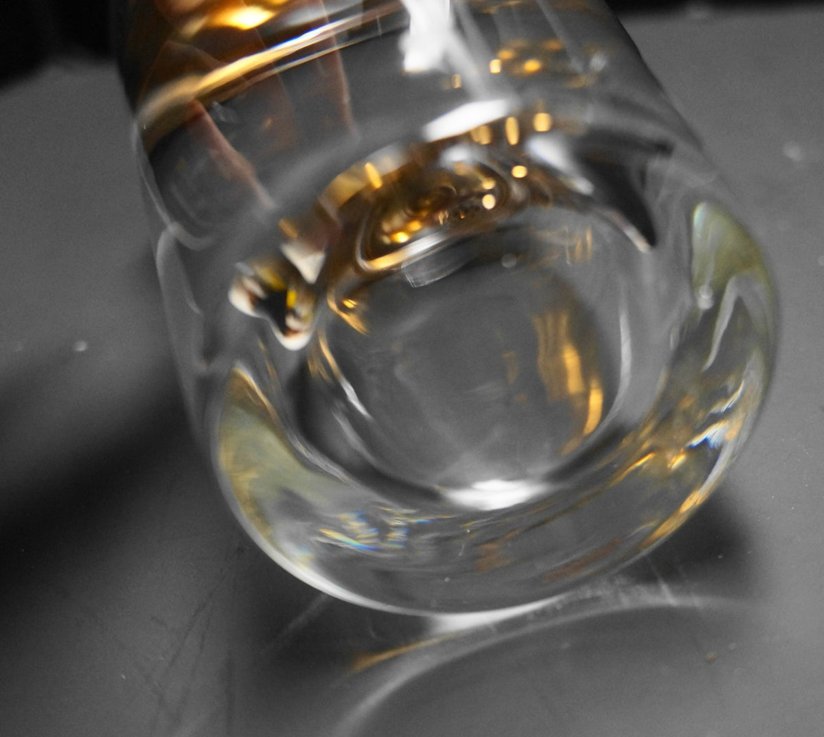 Wheat Cut Etched Cocktail Shaker Chrome Lid