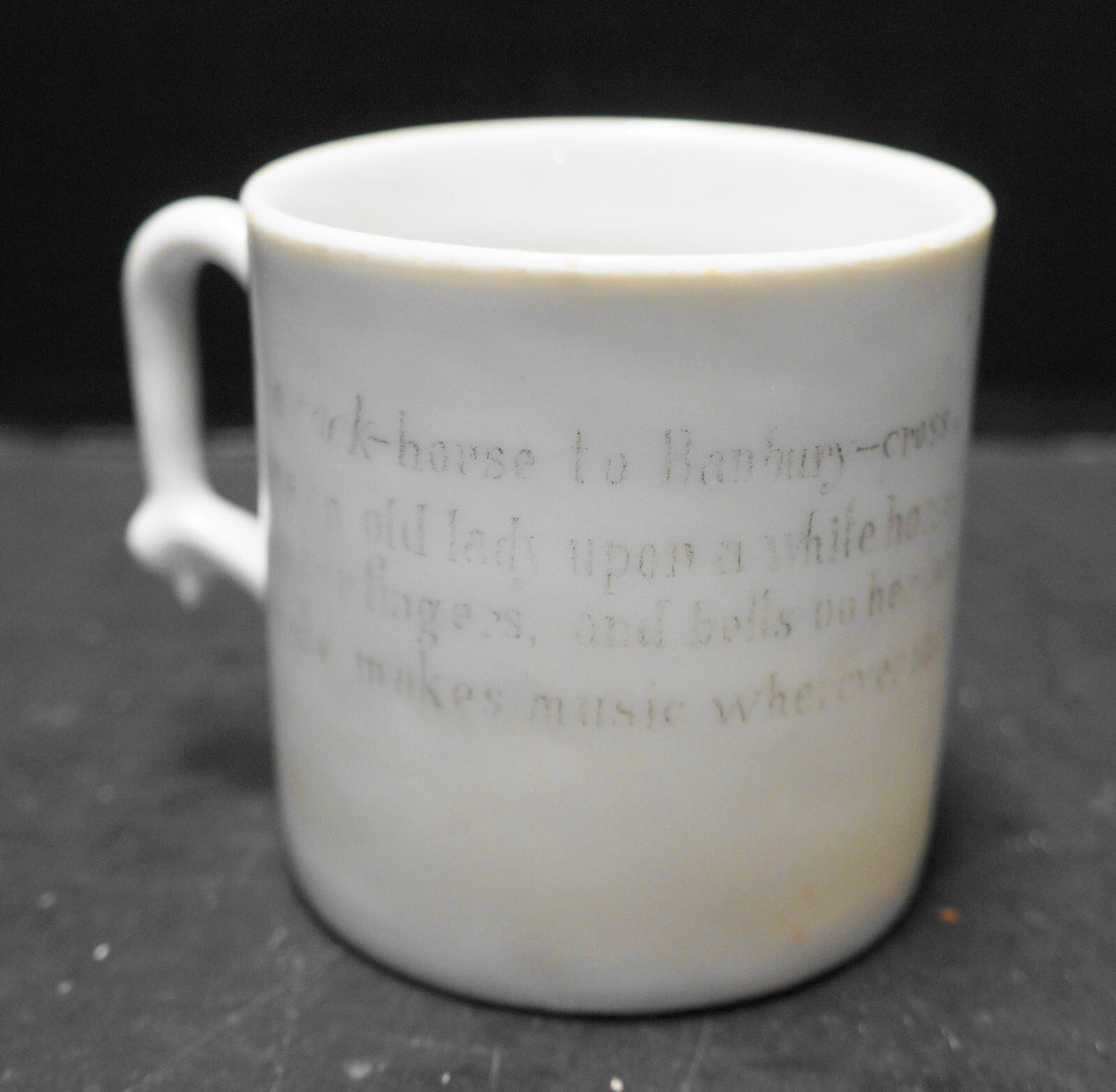 Ride a Cock Horse to Banbury Cross Nursery Rhyme Mug