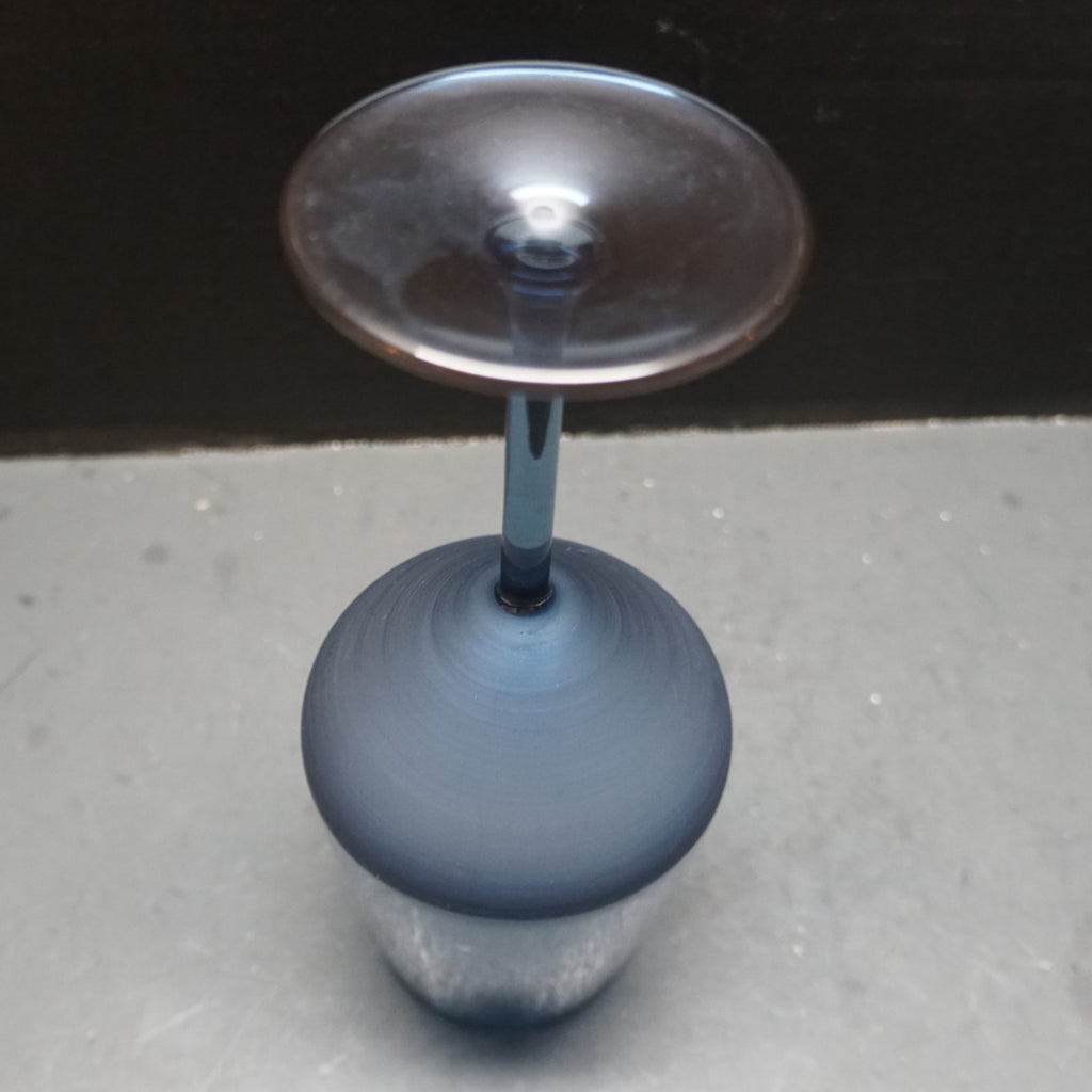 Rakle Luxury Matte Blue Wine Glass Single 16 OZ