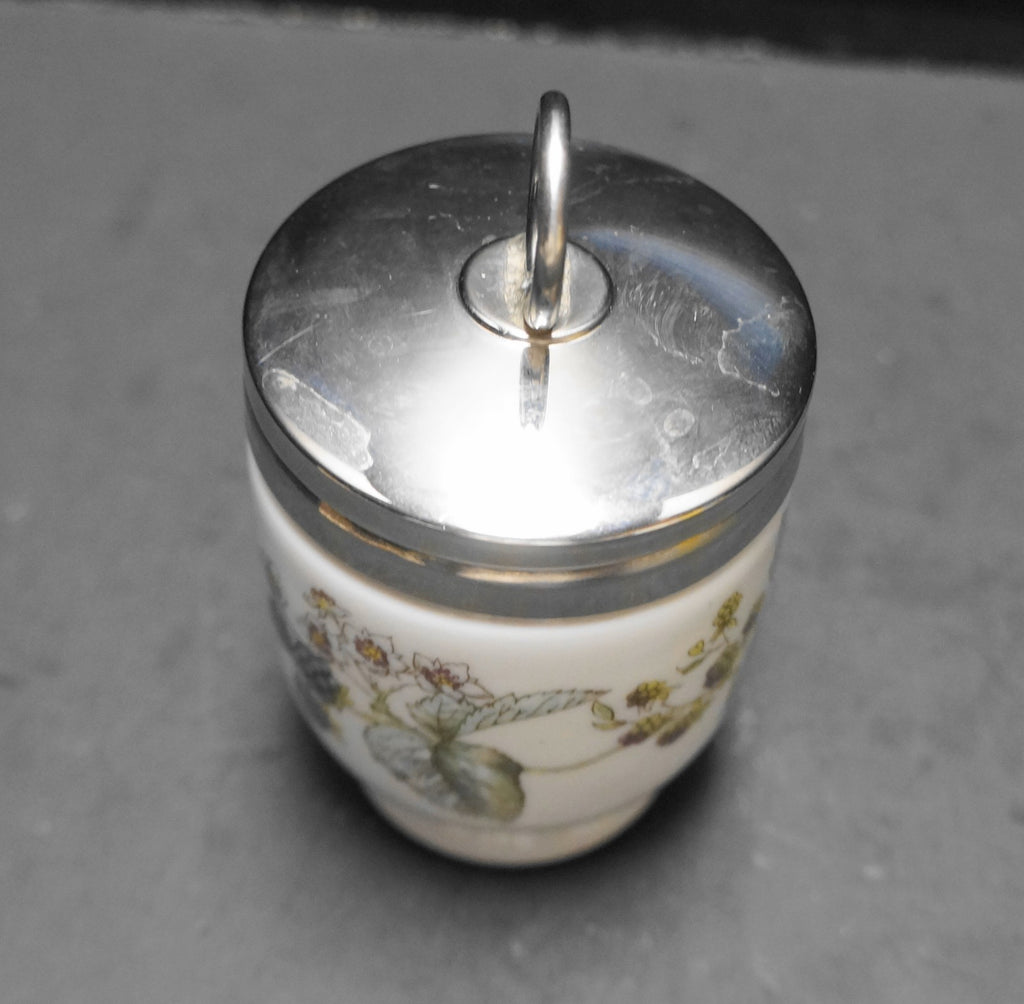Royal Worcester Lavinia Blackberry Bone China Egg Coddler