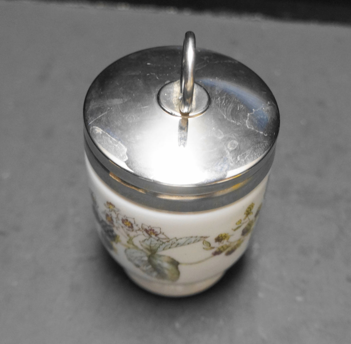 Royal Worcester Lavinia Blackberry Bone China Egg Coddler